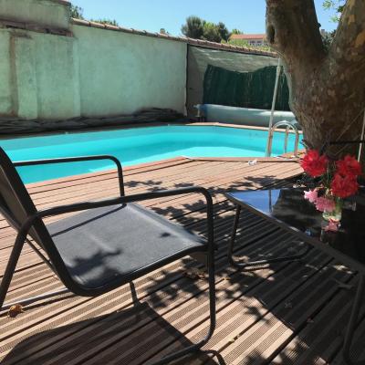 Chambre climatisée avec sdb privée dans une villa avec piscine ouverte d'avril à mi octobre (4 Impasse Daniel Audry 13013 Marseille)