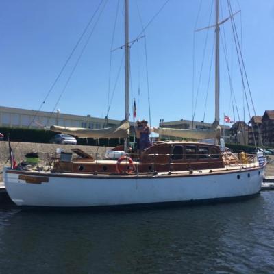 Photo Port Deauville Yacht vintage