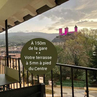 Studio Le Roof - Une vue splendide - Petit djeuner inclus 1re nuit - AUX 4 LOGIS (4 Rue Sainte-Rapine, deuxime tage 09000 Foix)