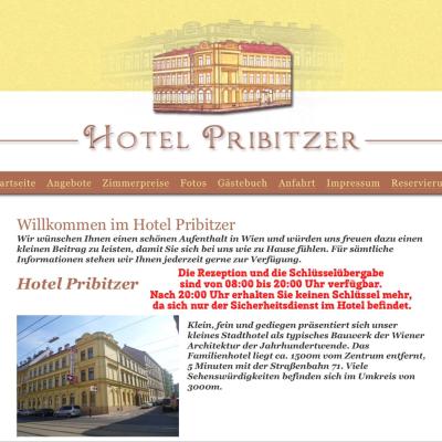 Hotel Pribitzer (Rennweg 82 Lissagasse 1 1030 Vienne)