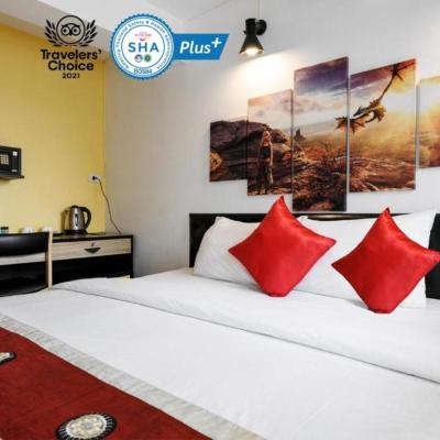 Khaosan Art Hotel - SHA Plus Certified (76-76/1-3 Phra-Arthit Rd., Chanasongkhram, Phranakhorn 10200 Bangkok)