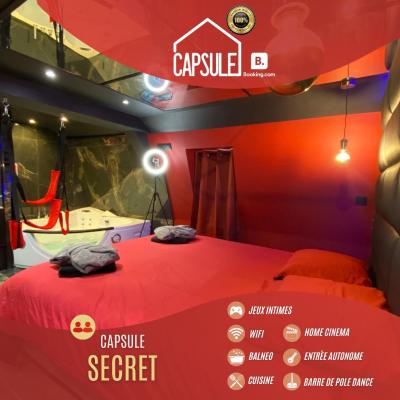 Capsule Secret - Jacuzzi - Netflix & Home cinma - Jeux de couple - Barre de pole dance (5 Cour Girot rue Georges Clemenceau 59300 Valenciennes)
